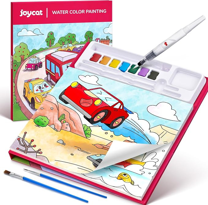 JoyCat Paint with Water Coloring Books for Toddlers, Watercolor Painting Sets for Kids Ages 3-5 4... | Amazon (US)