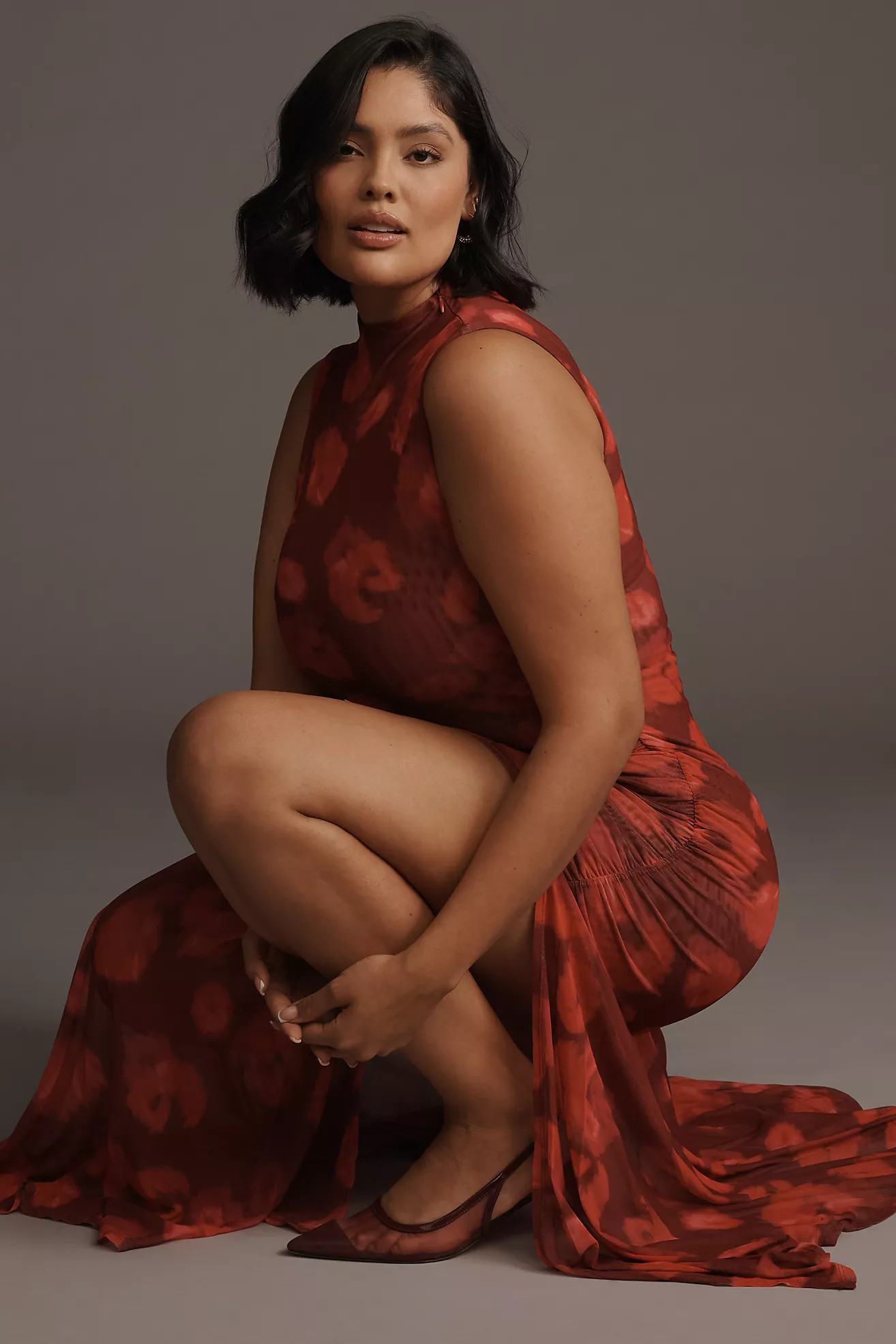 SÆMDI Sleeveless Mock-Neck Maxi Dress | Anthropologie (US)