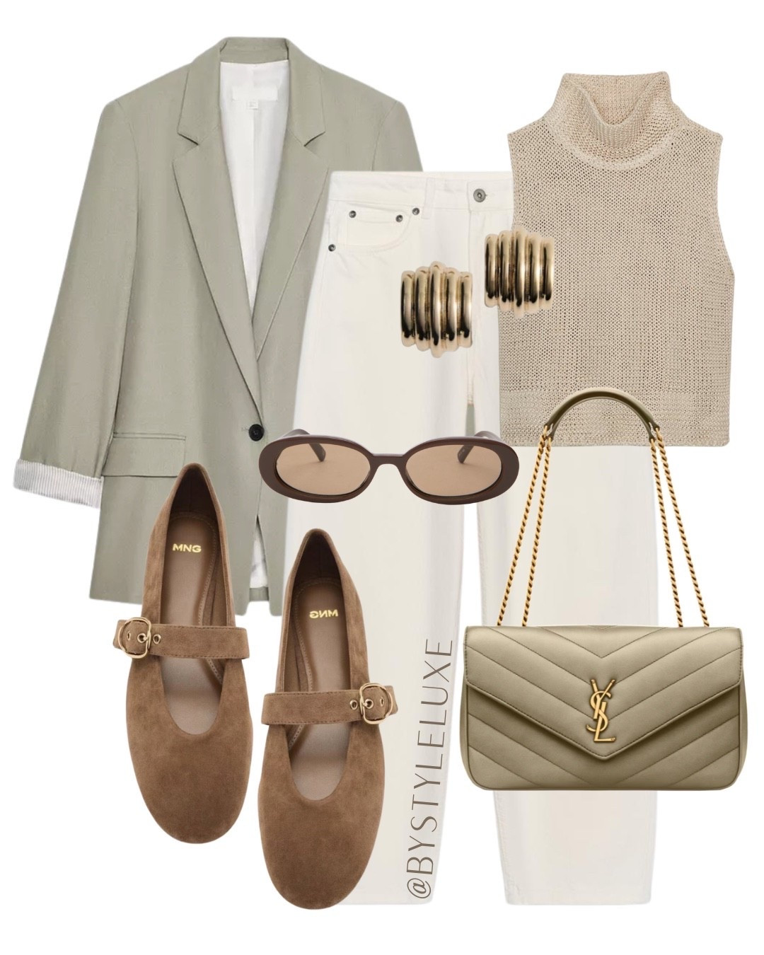 BLAZER & JEANS - Styling these back in stock @Zara jeans with a sage green linen blazer for a chic spring outfit 

#blazer #jeans #springoutfit 

#LTKshoes #LTKspring #LTKjeans