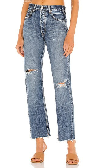 Morganfield Wide Straight in Blue | Revolve Clothing (Global)