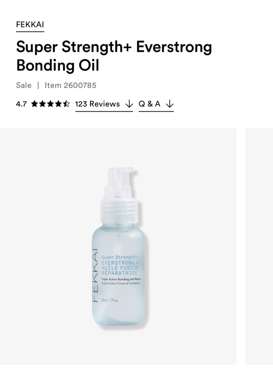 This bonding oil is 🔥

#LTKbeauty #LTKsalealert