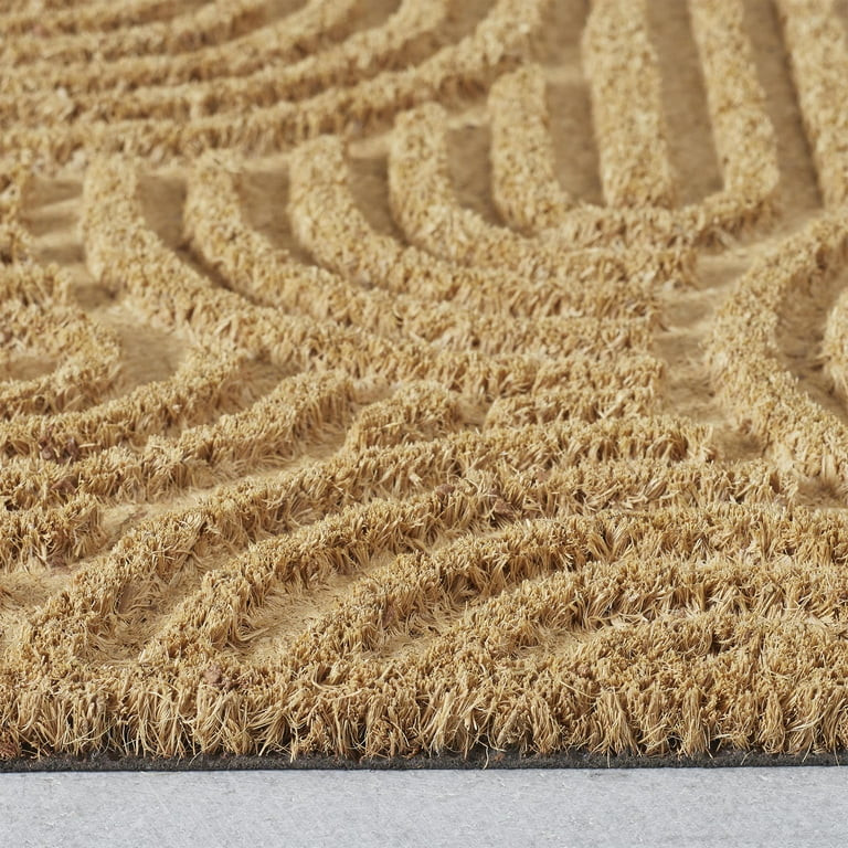 Beautiful Geometric Doormat, 18" x 30", Natural, by Drew Barrymore | Walmart (US)