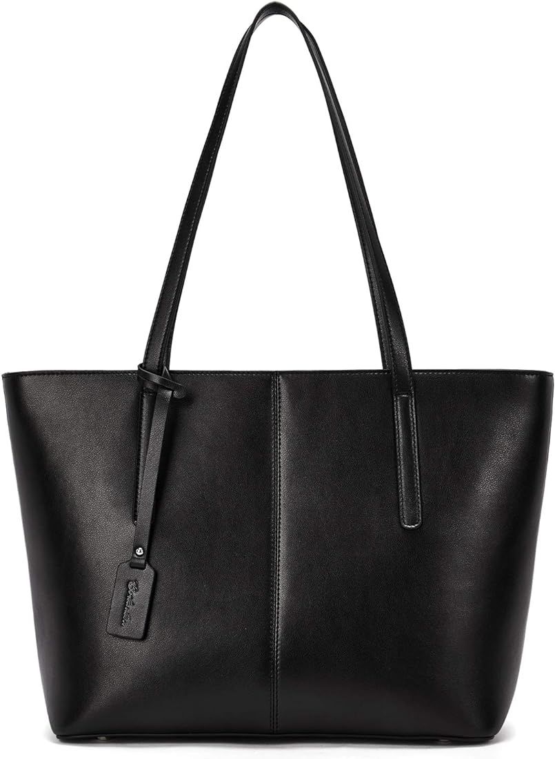 BOSTANTEN Women Handbag Genuine Leather Tote Bag Shoulder Purses | Amazon (US)