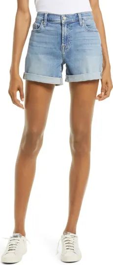 Rating 5out of5stars(3)3Roll Cuff Denim Shorts7 FOR ALL MANKIND | Nordstrom