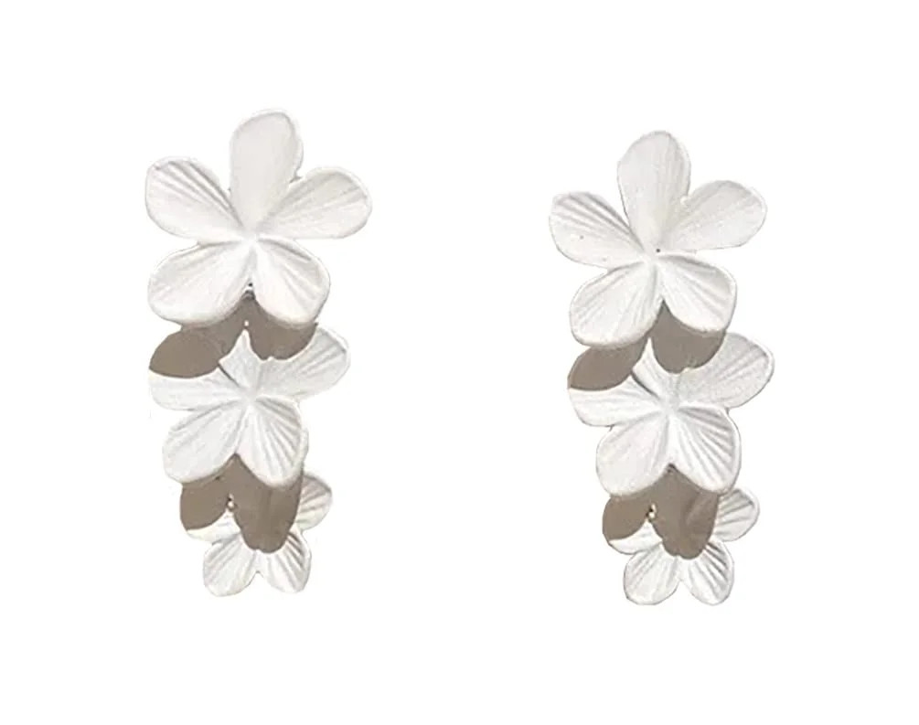 StylesILove Women Girls Flower Drop Earrings Cute Resin Summer Floral Dangle Earrings for Birthda... | Walmart (US)