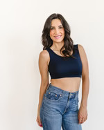 Classic Wide Strap Tank Halftee | Half Tee