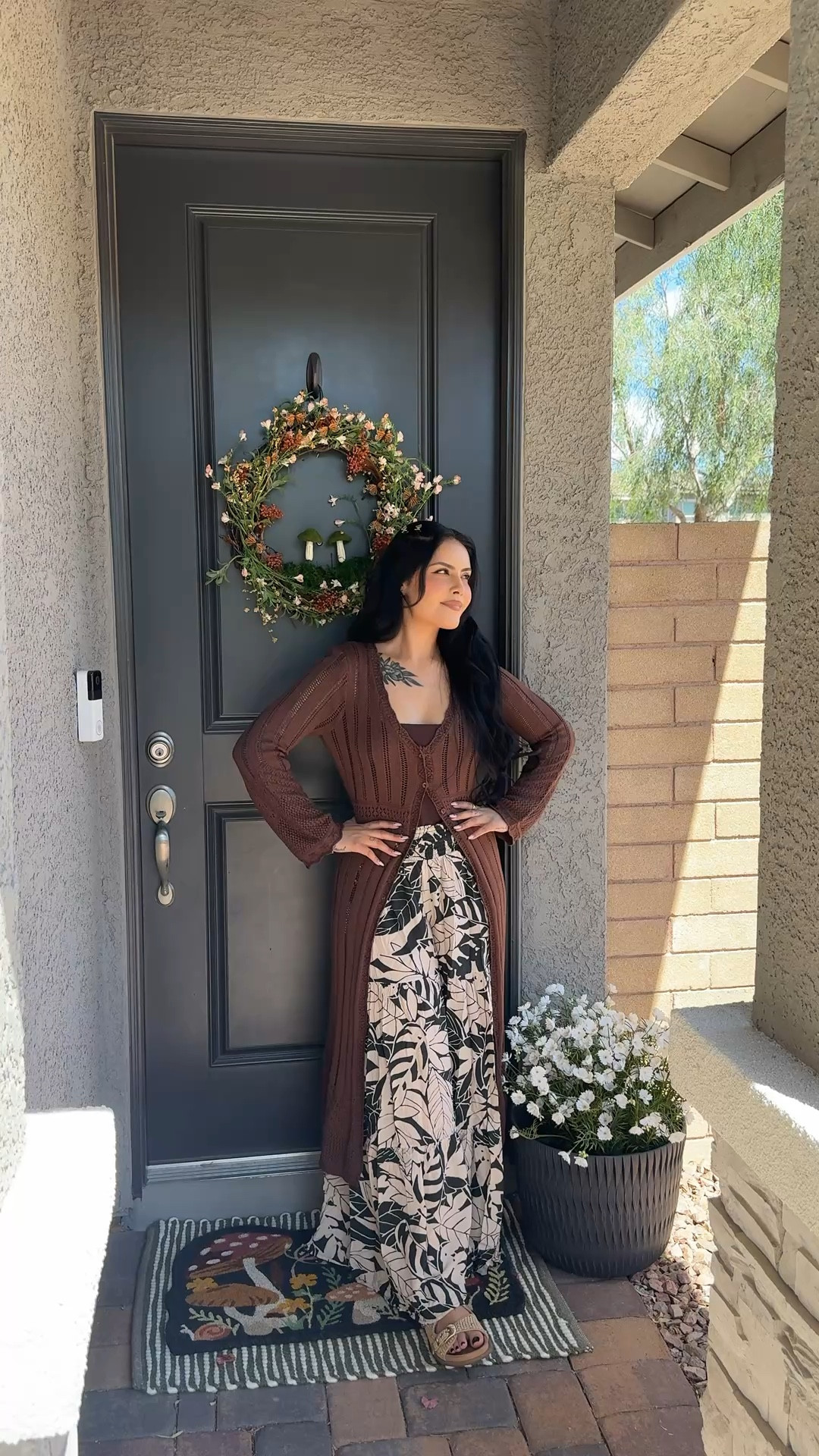 Spring Front door decor 🦋🌿🍄‍🟫

#LTKHome