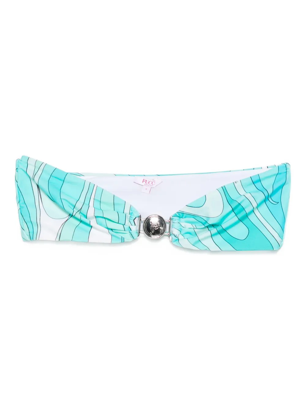 Mirmo-print bandeau bikini top | Farfetch Global