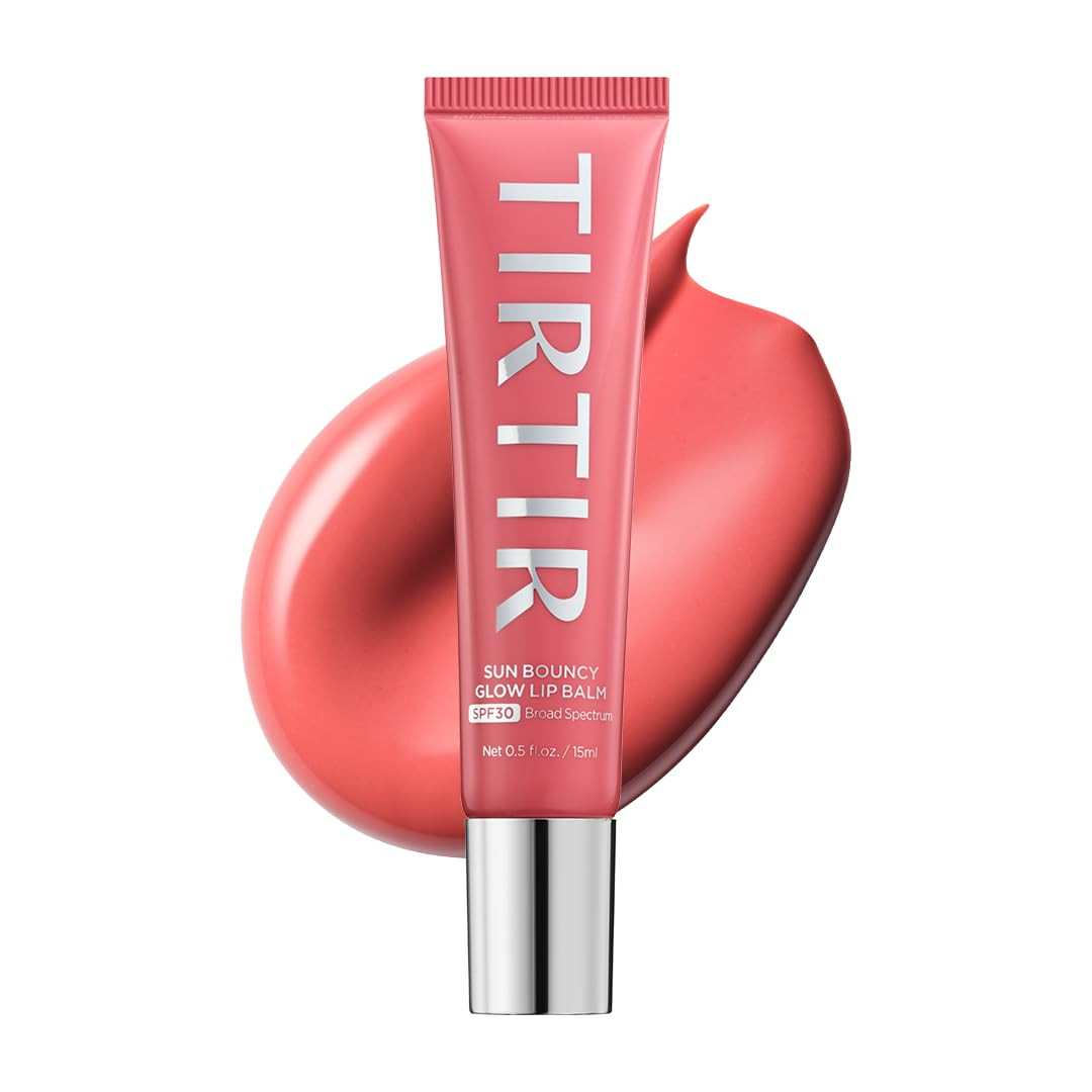TIRTIR Sun Bouncy Glow Lip Balm #02Sunlit Coral |SPF 30, Korean Skincare, UV Shield Lip Sunscreen, 24H Peptide Plumping, Tinted Lip Treatment, Moisturizing, Non Sticky Hydrating Lip butter, 0.5 Fl Oz | Amazon (US)