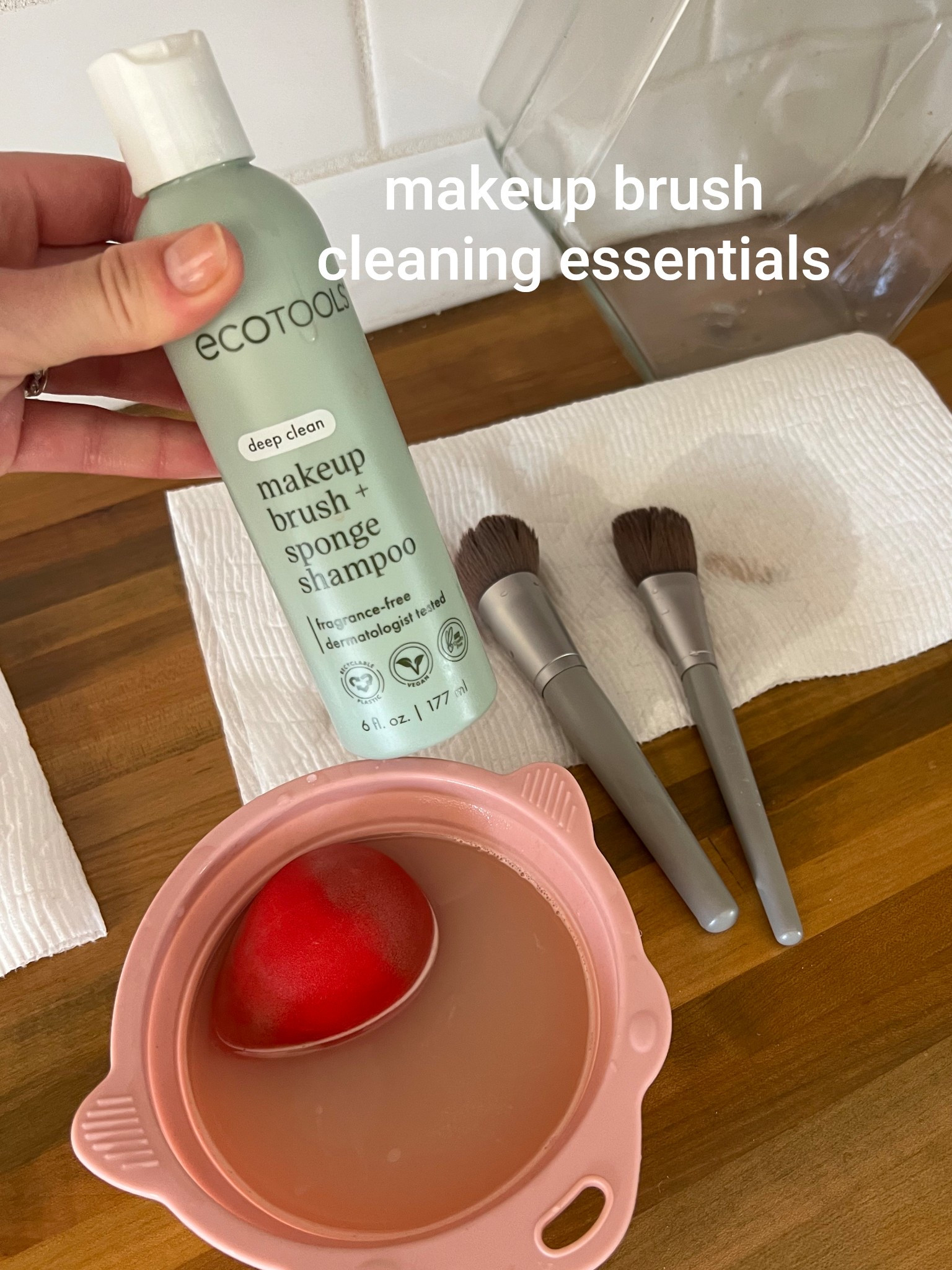 My go to products for cleaning my makeup brushes! 

#LTKSaleAlert #LTKBeauty #LTKFindsUnder50