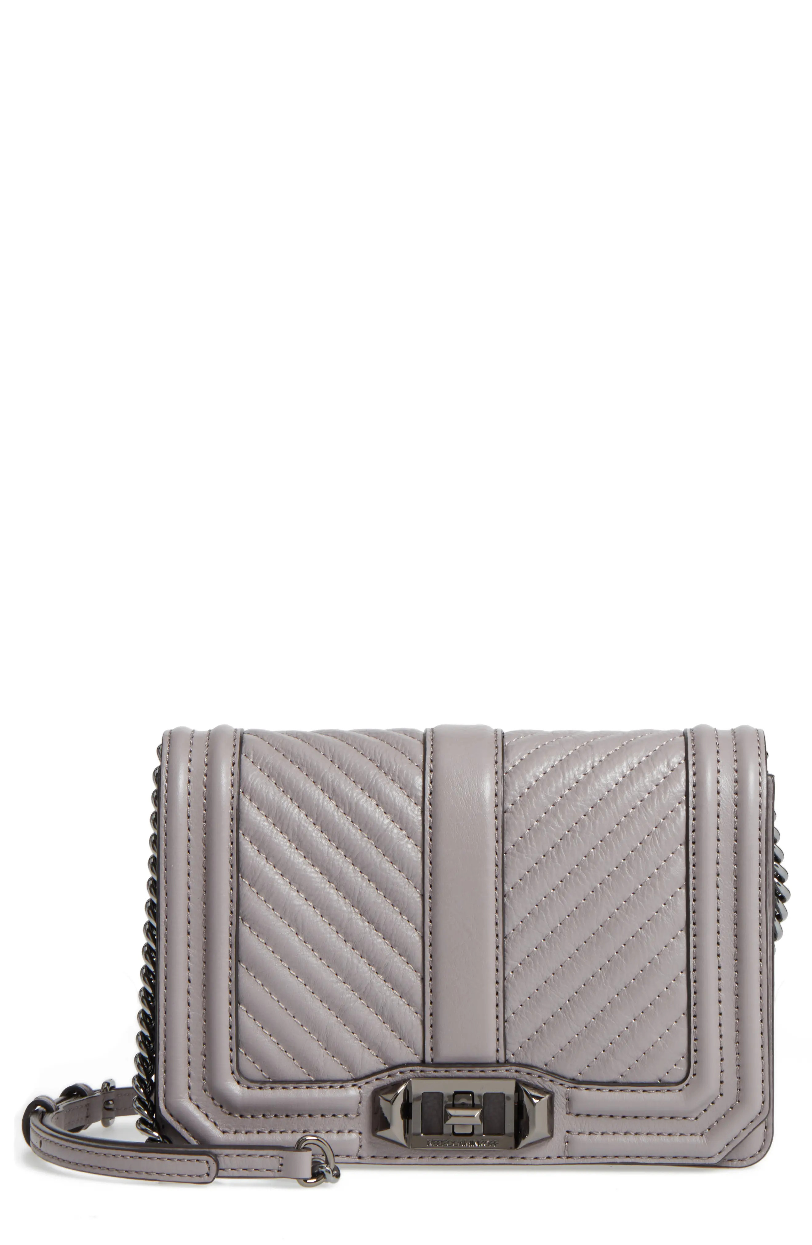 Small Love Chevron Quilted Leather Crossbody Bag | Nordstrom