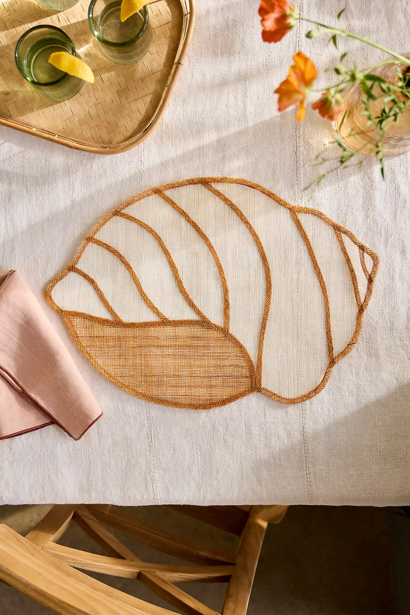 Seashell Abaca Placemat | Anthropologie (US)