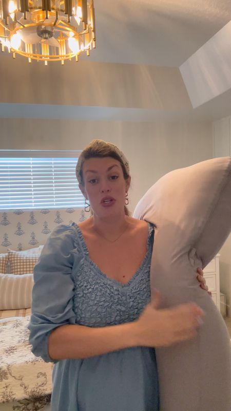 The best pregnancy pillow that has made all the difference for me and my sleeping. My hips are way less sore and my shoulders get some relief as well. I take this thing everywhere with me. It’s the best for pregnancy, I’ve heard people love it for recovery & breastfeeding as well! 

#LTKbaby #LTKbump #LTKplussize