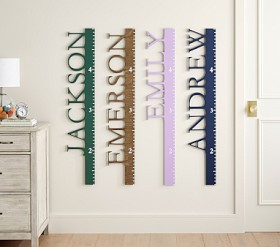 Personalized Garamond Growth Chart | Pottery Barn Kids