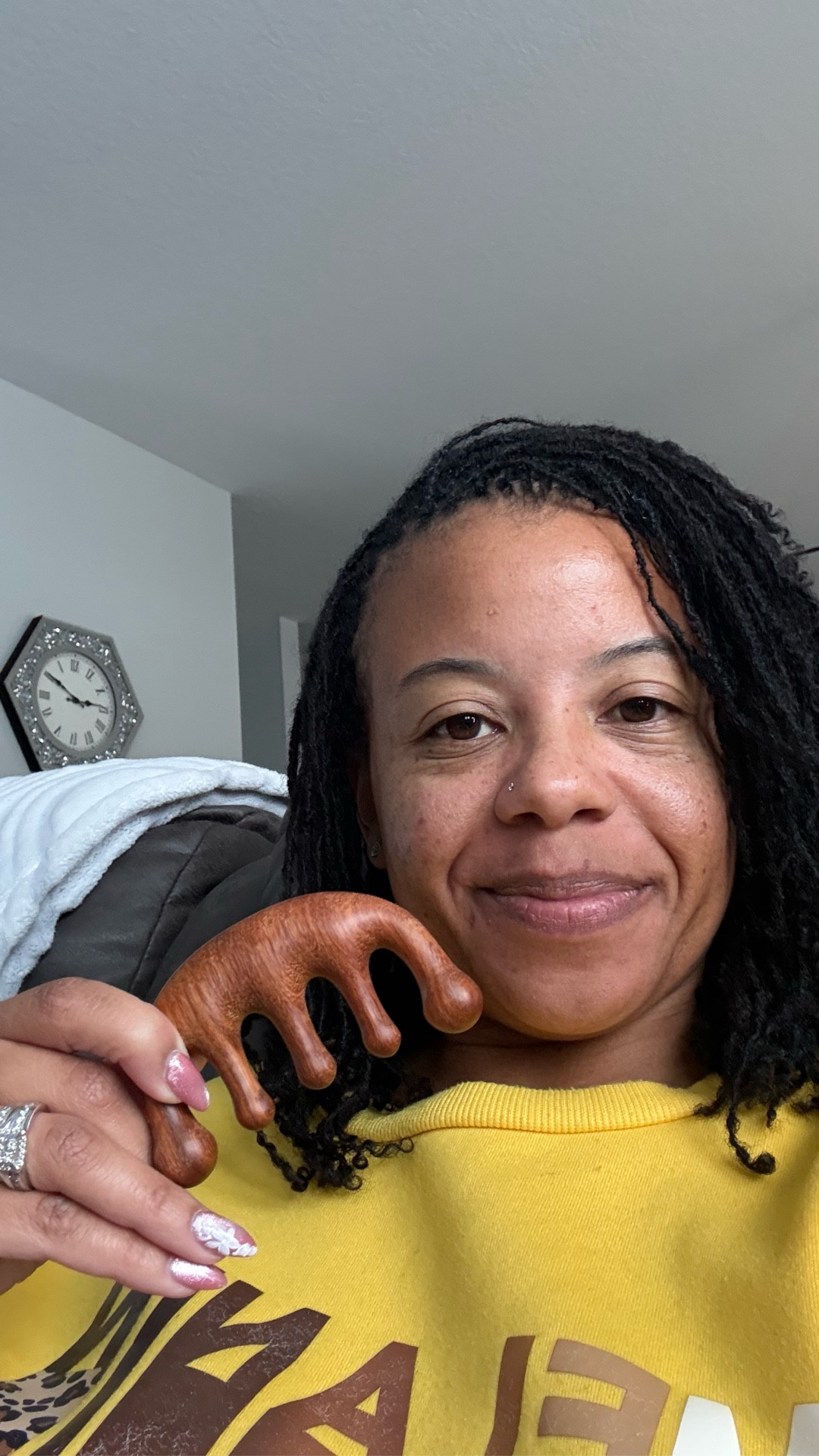 I used to fingercomb my hair before getting this hair tool. What a change. #loccare #loccomb #microlocs 

#LTKBeauty #LTKselfcare #LTKFindsUnder50