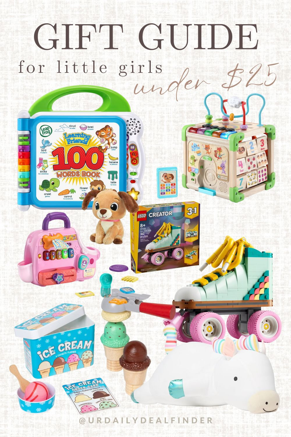 Gift Guide for a Little Girl under $25!!
#gift #guide #little #girl #amazon #nordstrom #target #american #doll #star #led #mirror #sale #deals #black #friday #cyber #week #monday #inspo #ideas #weighted #plush #charm #bracelet #sunnies #sunglasses #kids #magna #tiles #toys #christmas #holiday #gifts #duffle #bag #weekender #weekend #marshmallow #puff #star #lego #roller #skate #heart  

 #LTKGiftGuide #LTKmomlife #LTKKids