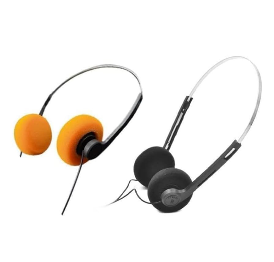 2 Pcs Retro On Ear Headphones, Wired Stereo Headphones, Headphone, Lightweight Portable Headphone... | Amazon (US)