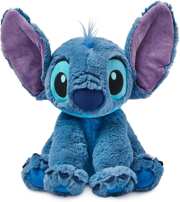 DISNEY STORE Official Stitch Medium Soft Toy for Kids, Cuddly Character with Fuzzy Texture and Em... | Amazon (US)