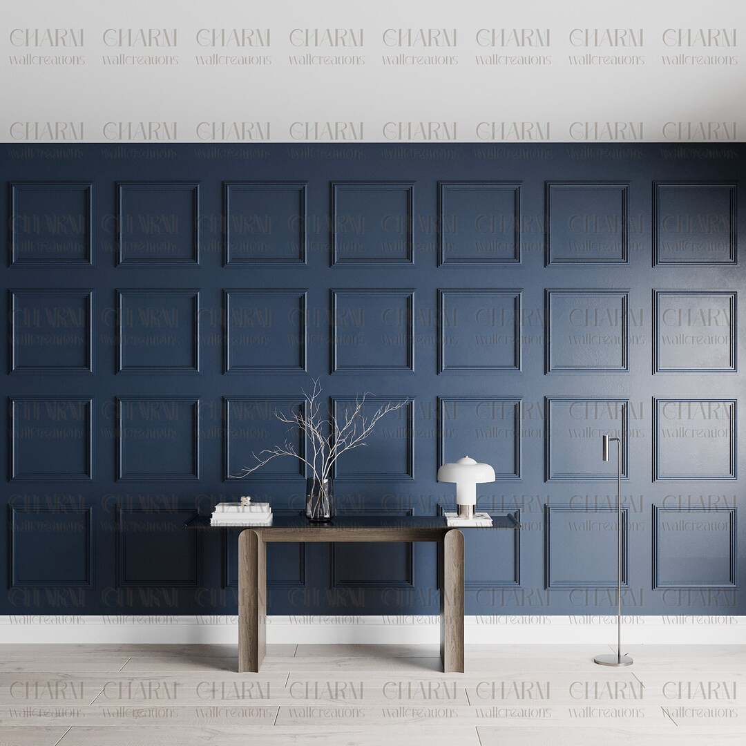 Wall Moulding Kit - Wall Molding Assembly-ready Package - Pre-cut Factory Primed - Accent Wall Pa... | Etsy (US)