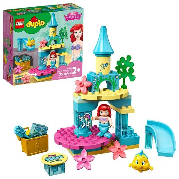 LEGO DUPLO Disney Ariel's Undersea Castle Building Toy; Princess Castle Under the Sea 10922 | Target