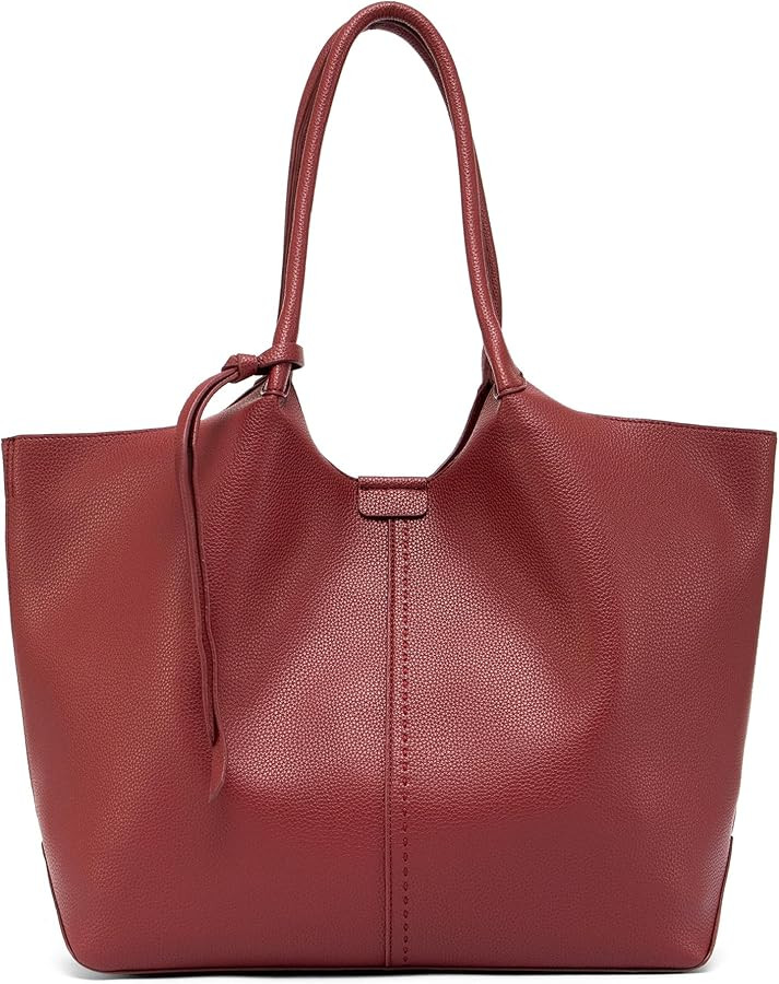 NEWBELLA Women's Vegan Leather Tote Bag, Large Capacity, Vintage Hobo Shoulder Purse with Top Han... | Amazon (US)