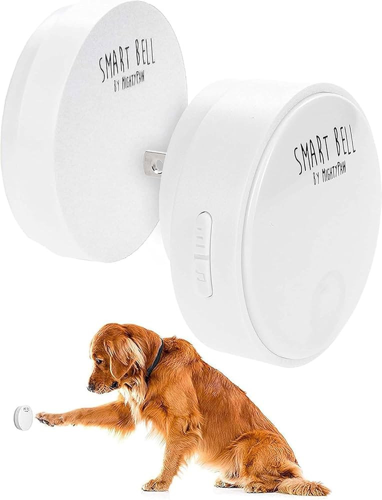 Mighty Paw Smart Bell 2.0 Dog Doorbells for Potty Training (UK Plug) | Wireless Electronic Dog Be... | Amazon (UK)