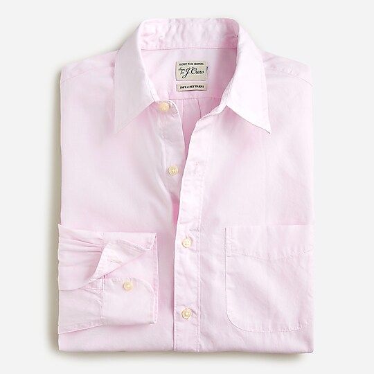 Relaxed Secret Wash cotton poplin shirt | J.Crew US