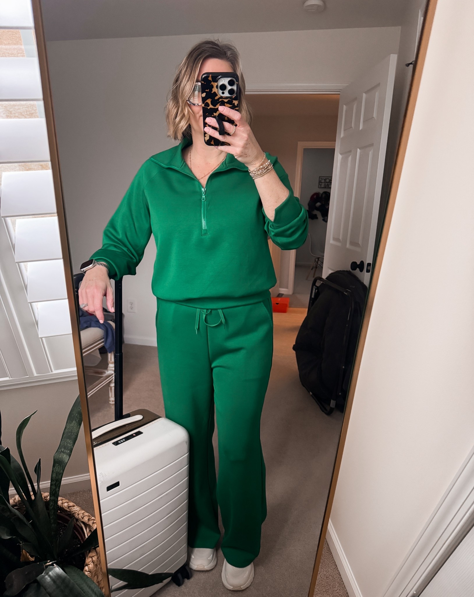 This travel fot feels like pajamas (which is perfect for my long flight ✈️). The material is similar to Spanx. Also, I got some new sneakers and I’m walking on clouds. 

Fits TTS. I bought a medium and I am 5’5” and 145 pounds 

#LTKootd #LTKTravel