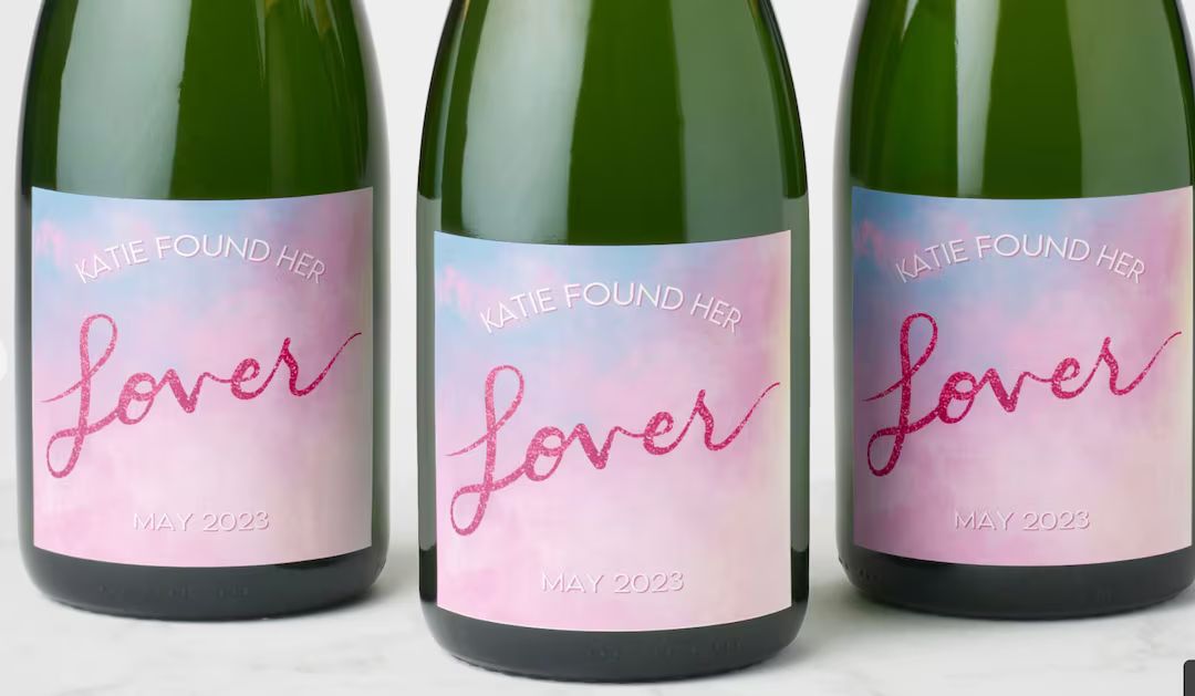 Custom Wine Bottle Labels for Bachelorette Party or Bridal - Etsy | Etsy (US)