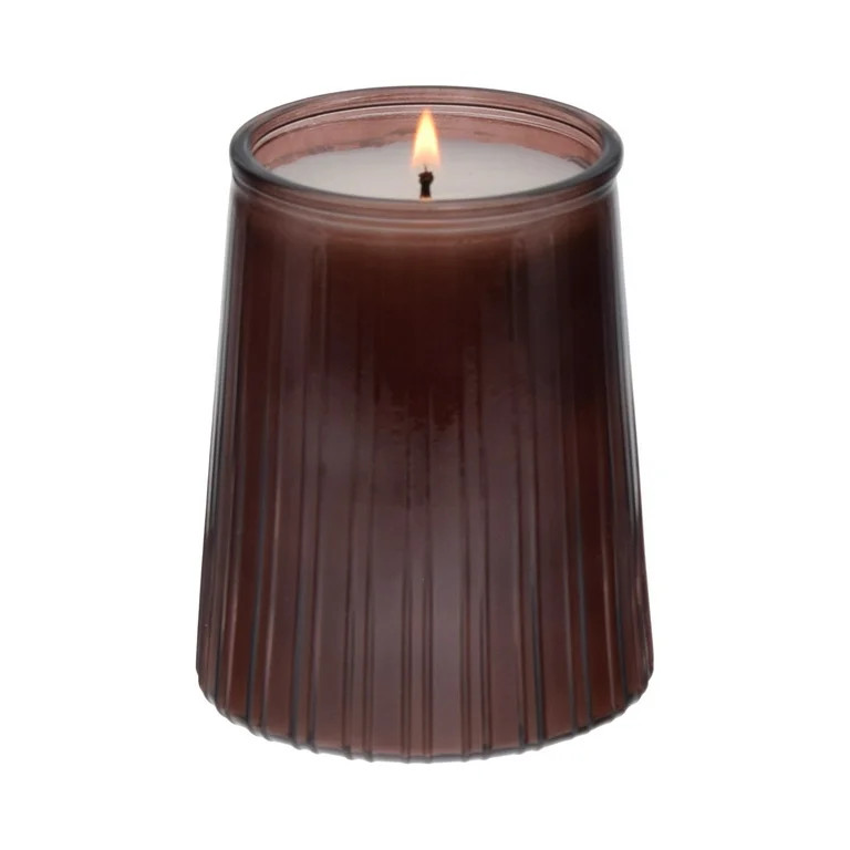 Better Homes & Gardens Firewood and Spice 1-Wick 16.1oz Ribbed Jar Candle | Walmart (US)