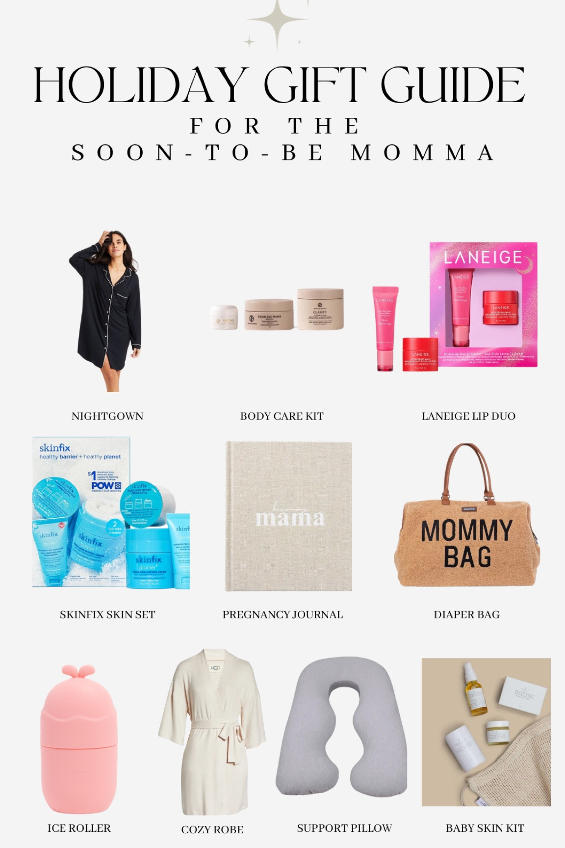 Spoil your pregnant friends & gift my favorite products for moms to be ✨

Mom to be, pregnancy, pregnant, diaper bag, skincare, beauty favorites, belly oil, 

#LTKbump #LTKHoliday #LTKGiftGuide
