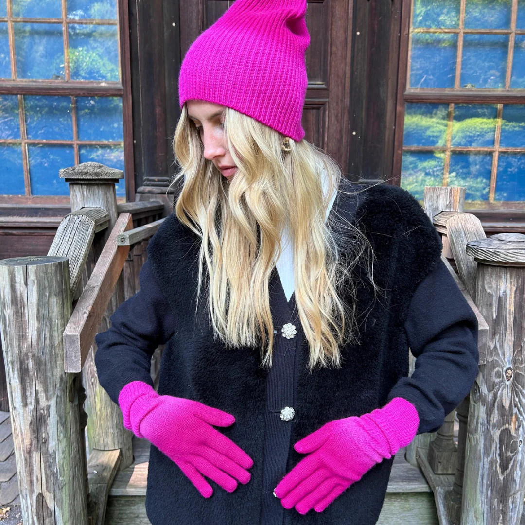 The Courchevel Cashmere Blend Ombre Beanie | Jocelyn