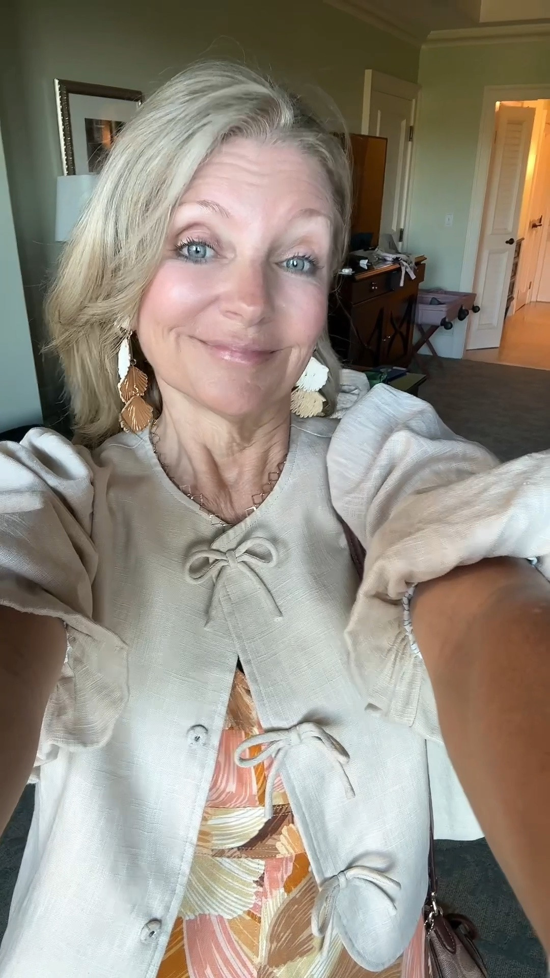 Quick get dressed! Pretty Vince Camuto dress from Nordstrom, cute Dolan jacket and Target slides:)

#LTKOver40 #LTKootd