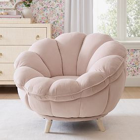 AERIN Flower Swivel Lounge Chair | Pottery Barn Teen