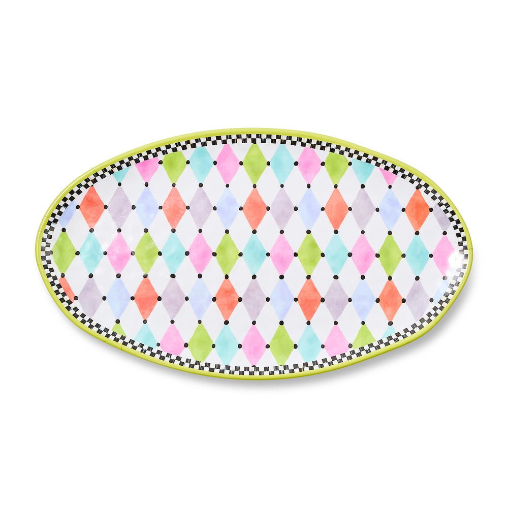 Palm Springs Melamine Oval Platter | MacKenzie-Childs