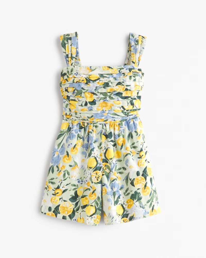 Emerson Off-The-Shoulder Romper | Abercrombie & Fitch (US)