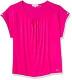 Calvin Klein Women's TOP with CDC Sleeve Detail, Short SLEEVED5, Medium | Amazon (US)