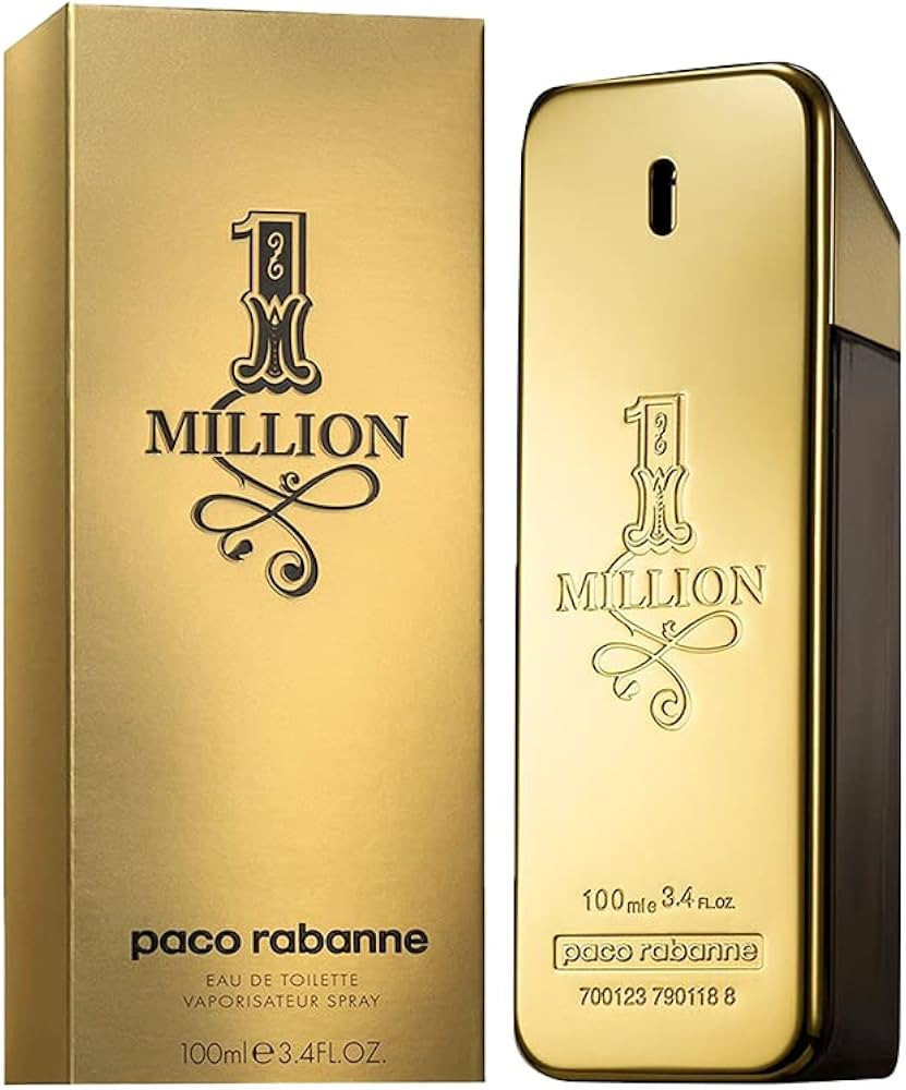 1 Million By Paco Rabanne For Men's Eau De Toilette TESTER 3.4 fl oz 100 ml | Amazon (US)