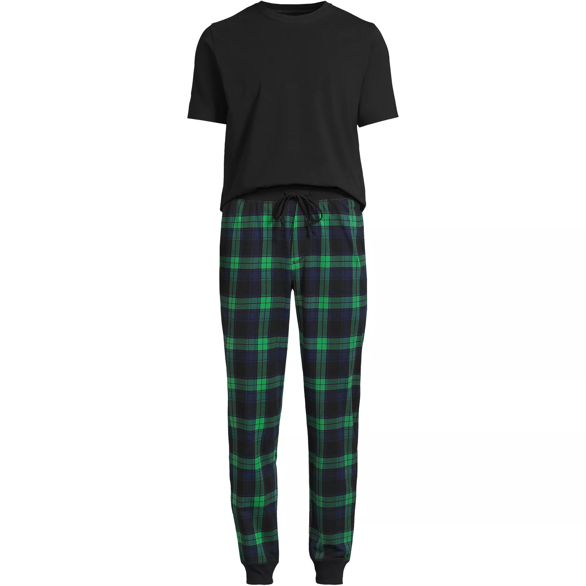 Men's Knit Jersey Pajama Sleep Set | Lands' End (US)