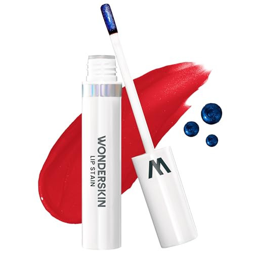 Wonderskin Wonder Blading Lip Stain Peel Off Masque - Long Lasting, Waterproof and Transfer Proof Red Lip Tint, Matte Finish Peel Off Lip Stain (Playful Stain & Go Masque) | Amazon (US)