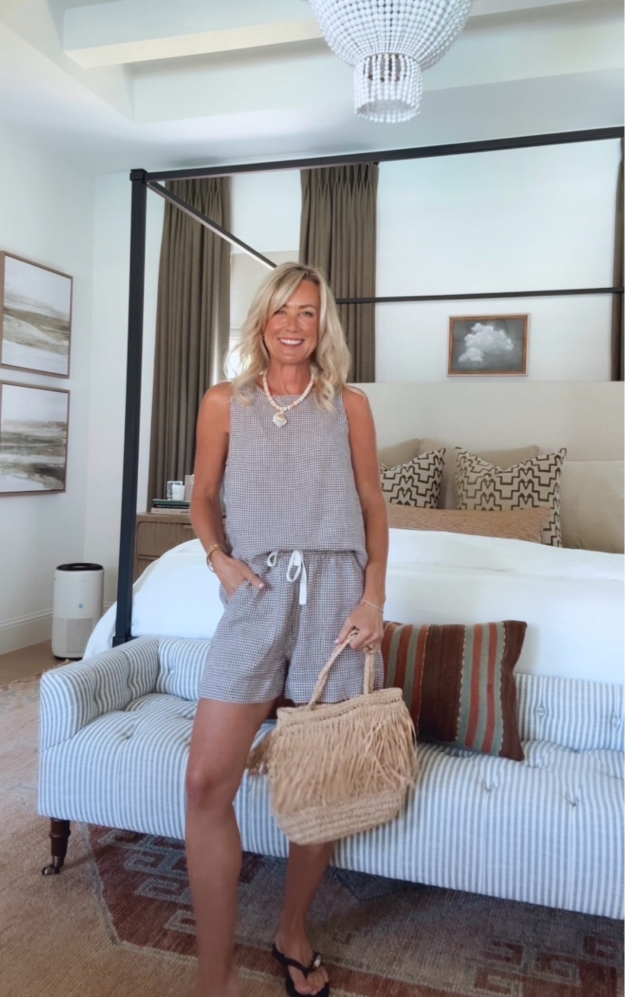 This gingham set is so good!!
Top: Small
Shorts: Small

#LTKootd #LTKSeasonal #LTKOver40
