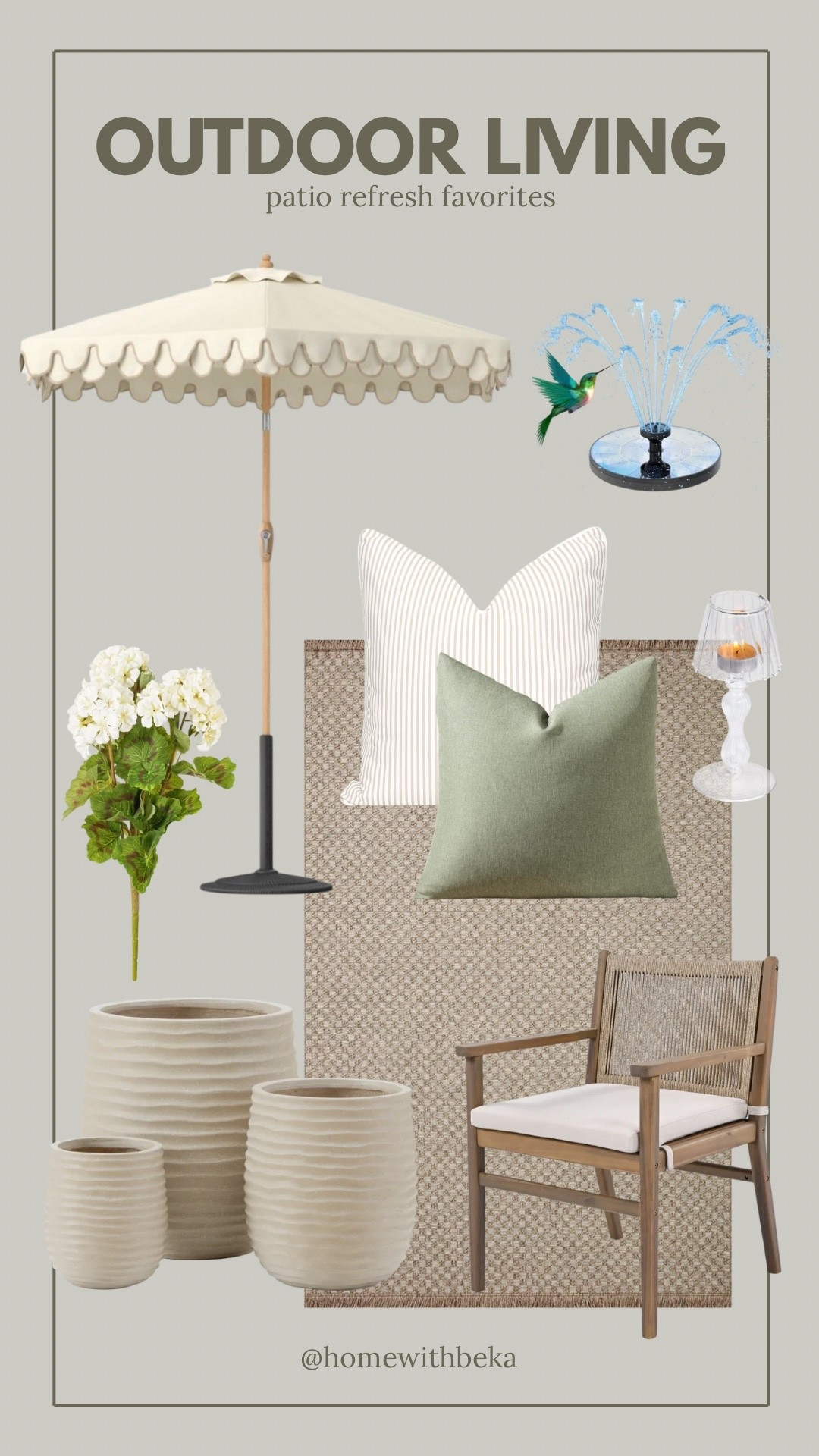 Outdoor favorites, outdoor faux plants, planter pots, outdoor umbrella, patio table decor, patio furniture, patio rug, outdoor rug, outdoor dining chair

#LTKHome