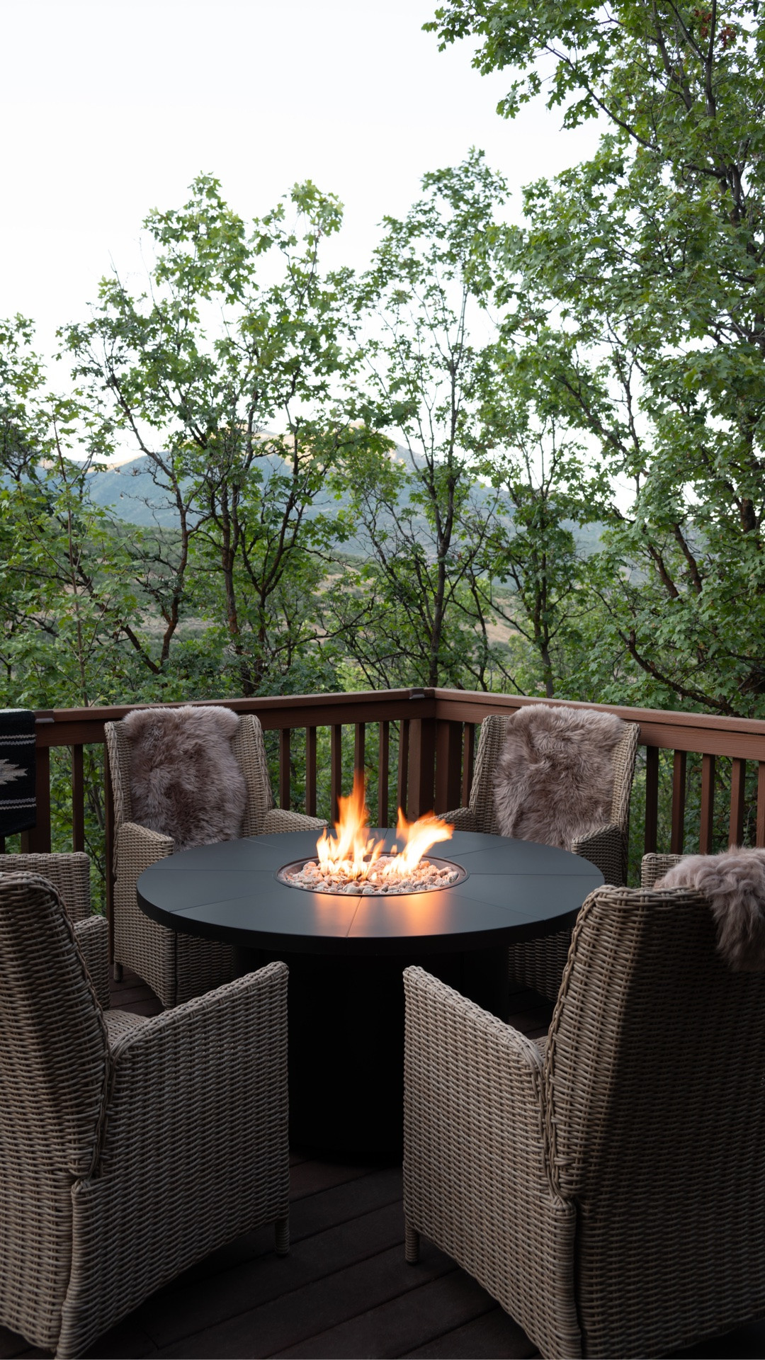 My new favorite oversized fire table that hides your propane tank- linking it from @Wayfair along with every else we used on the deck at the cabin. #ad #wayfair #wayfairpartner

#LTKHome #LTKSaleAlert