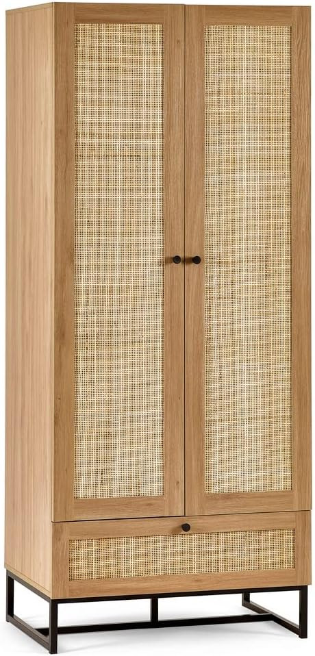 Julian Bowen Padstow Wardrobe-Oak, One Size | Amazon (UK)