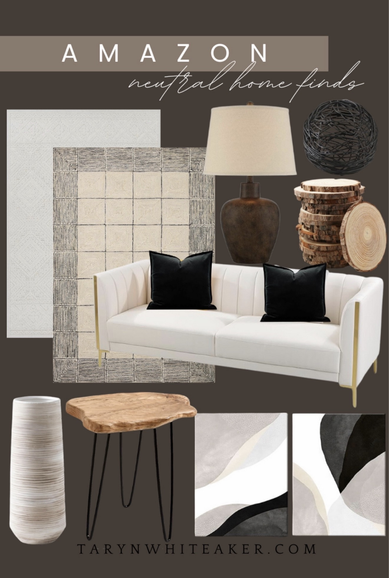 Amazon neutral home finds that mix texture, warmth, and timeless style. Perfect pieces for a cozy modern living room with layered neutrals, organic materials, and simple lines.

#LTKSeasonal #LTKHome #LTKdayinmylife