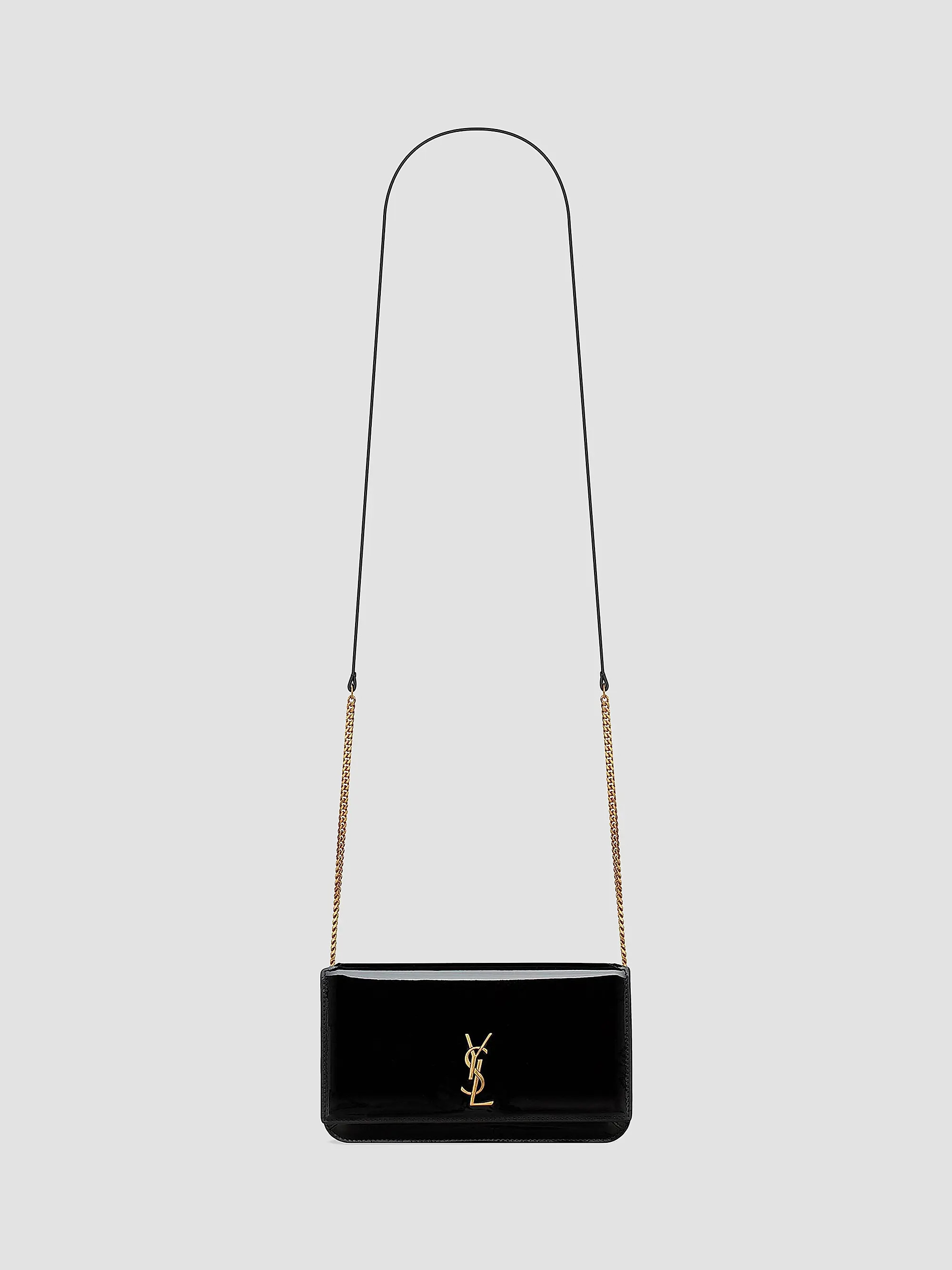 Cassandre Phone Holder in Patent Leather | Saks Fifth Avenue