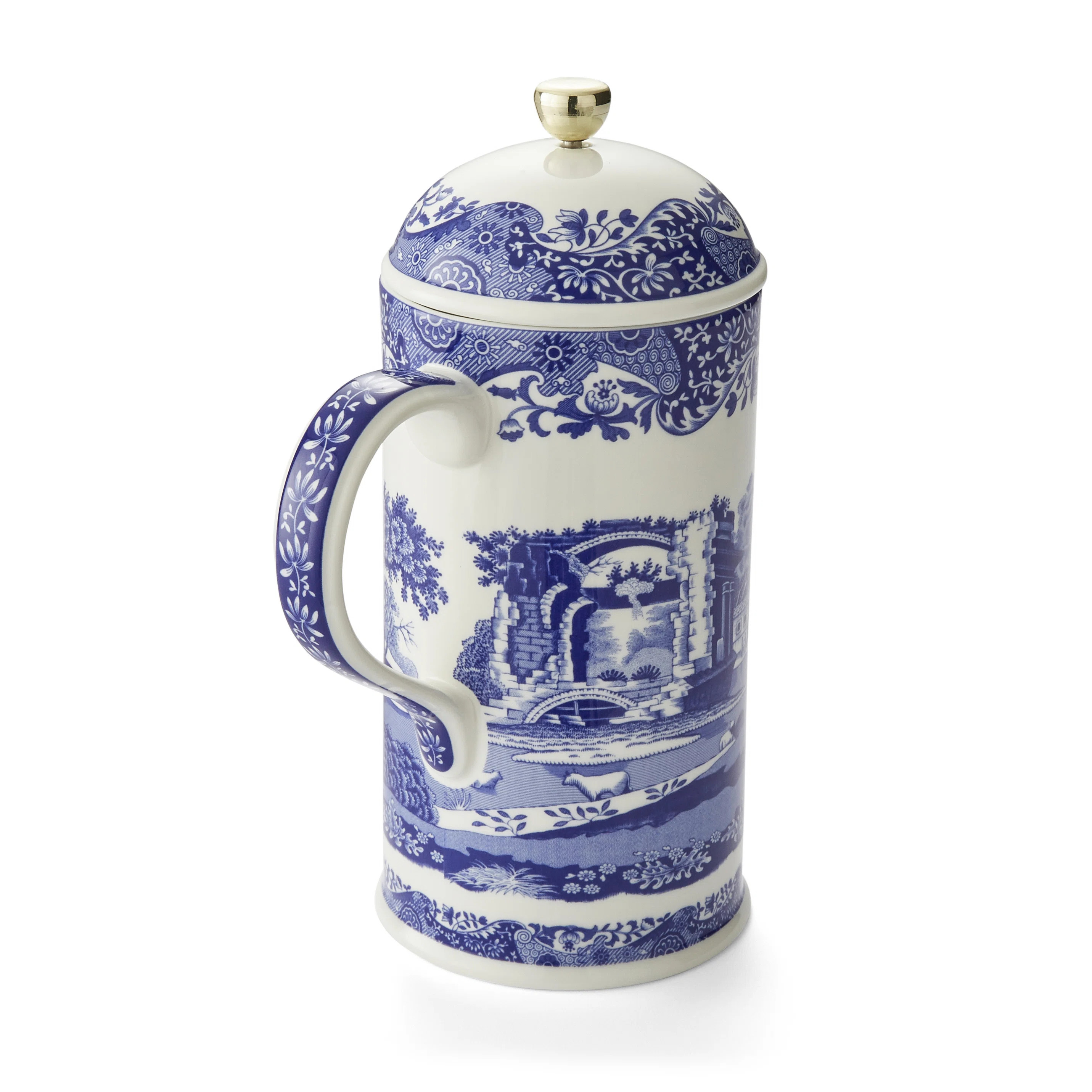 Spode Blue Italian Cafetiere 28 Oz 1699076 | Wayfair North America
