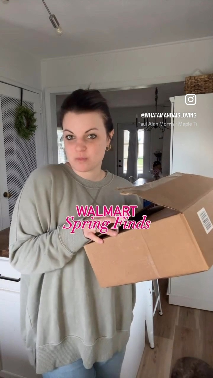 jean 2 pc set definitely size up.. it runs small and skirt runs short. I have a small in video but will be returning for a bigger size ✨ also skirt was short and I am 5’3” so might not be a good fit for tall girls 

dress I got a small and it fits tts 🫶🏻

#walmart #springstyle

#LTKFindsUnder100 #LTKStyleTip #LTKFindsUnder50