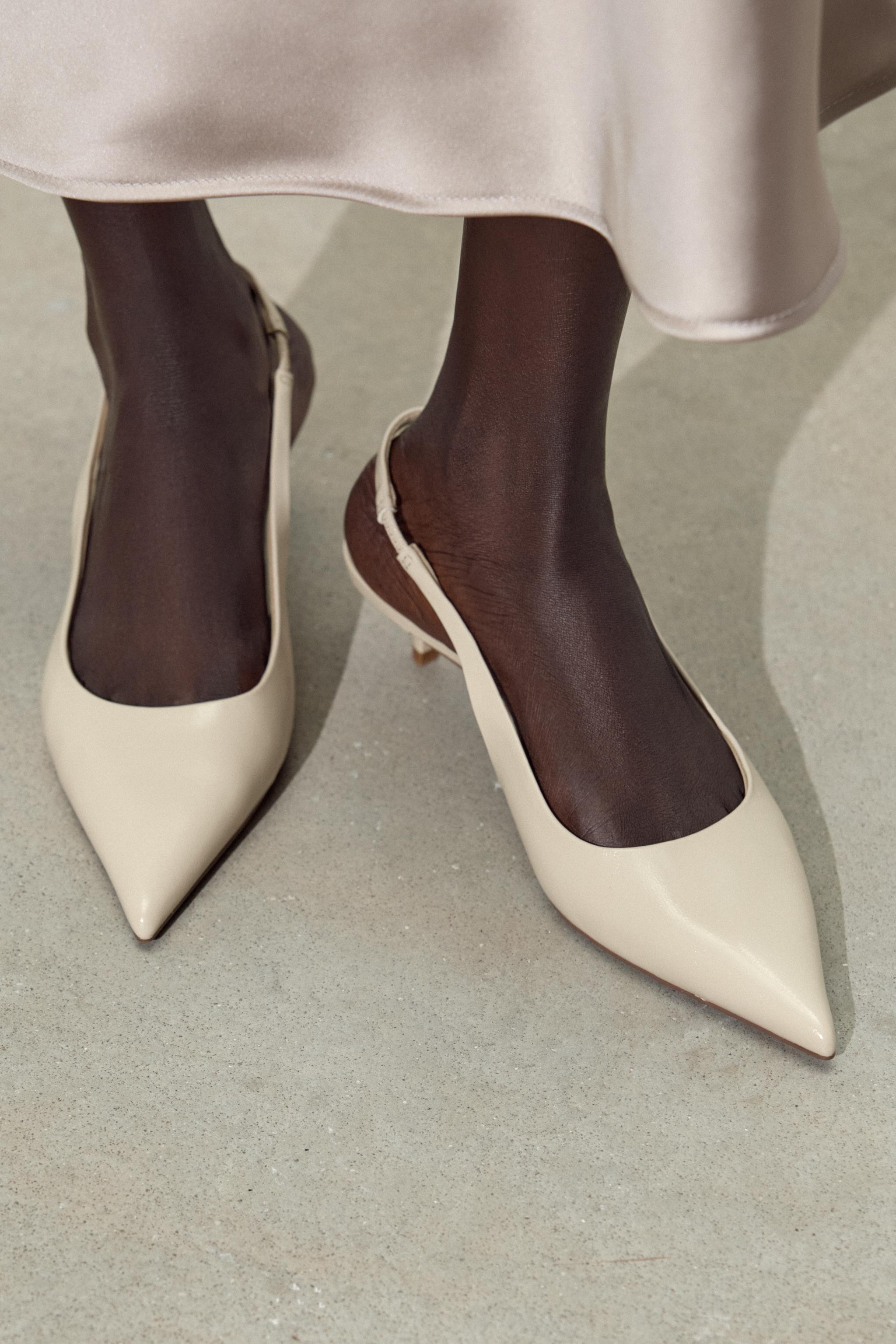 SLINGBACK KITTEN HEELS | Zara US