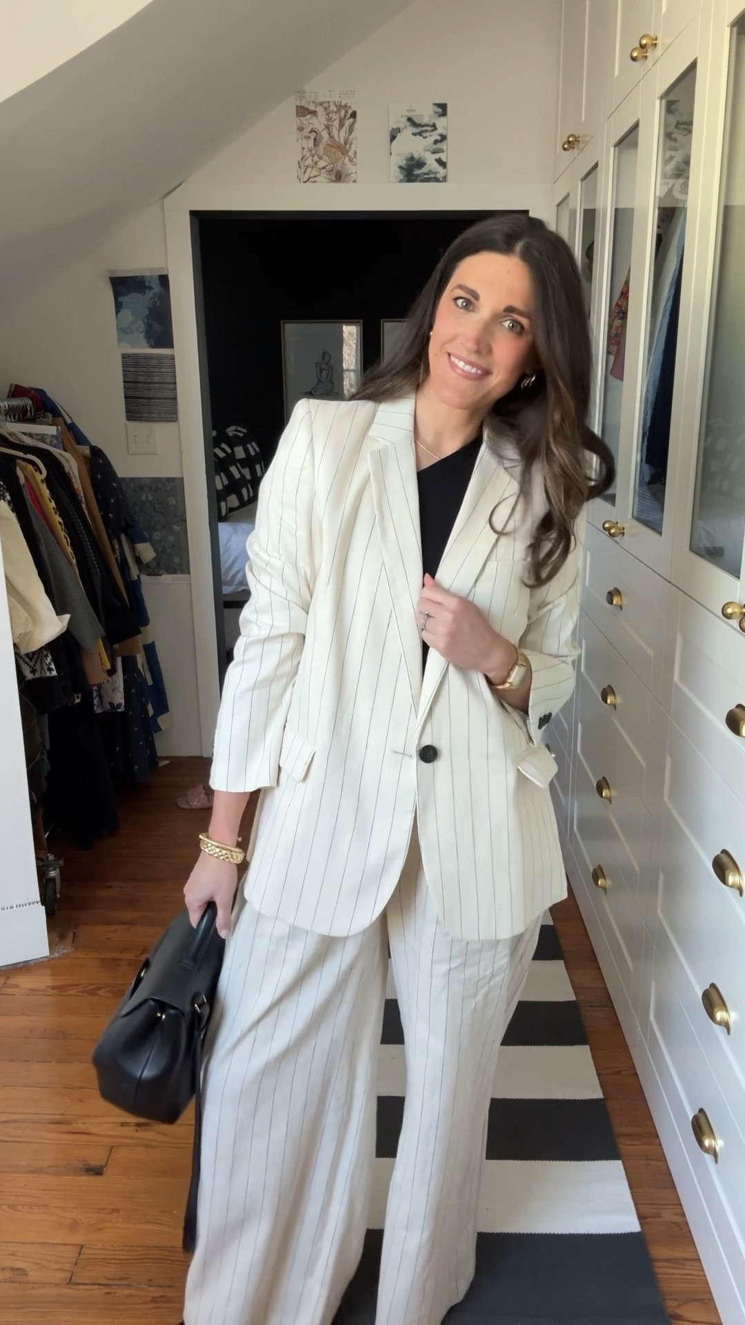 My intrigue with a asymmetrical top under a blazer is totally due to SJP (watch season 1 of And Just Like That and you’ll totally see where I learned this move). This basic Target top is on its way to being a favorite layering piece  

#LTKover40 #LTKVideo #LTKworkwear
